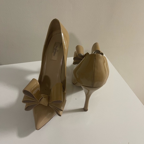 Valentino Bow Pumps Nude color - Picture 4 of 5
